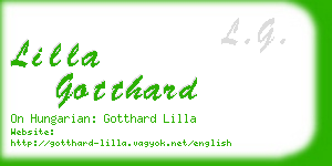 lilla gotthard business card